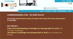 Desktop Screenshot of cambridgebands.com