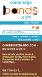 Mobile Screenshot of cambridgebands.com